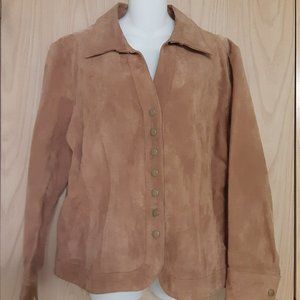 C.J.Banks by Christopher & Banks Tan Pig Sued